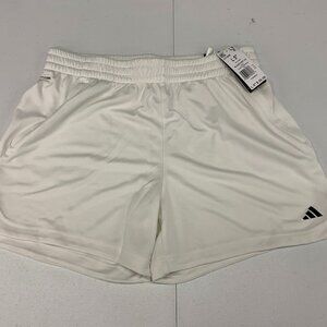 Adidas Axis Knit 5in Inseam Shorts White Large NEW